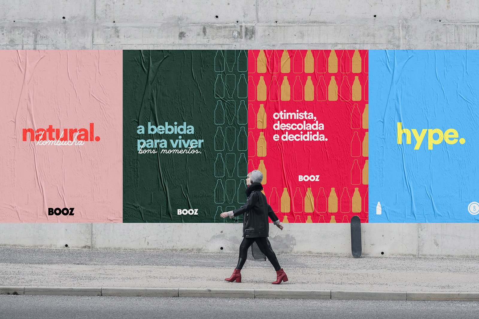 Young fashionable woman with skateboard Young fashionable woman with skateboard